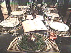 Burns Supper table